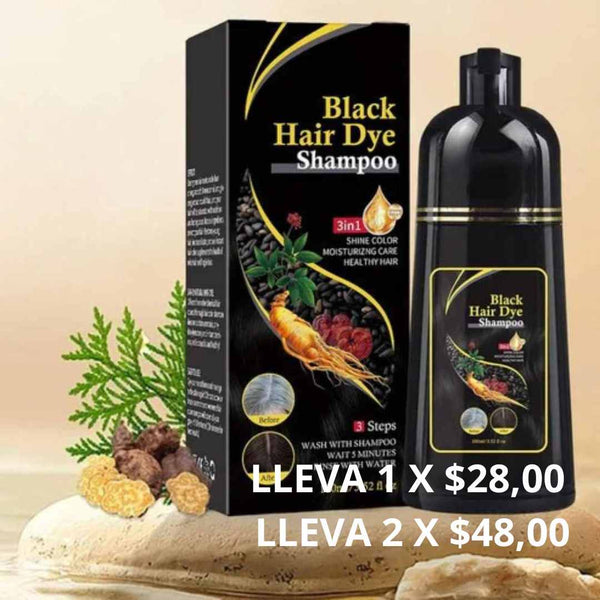 Shampoo 3 en 1 para tapar las canas