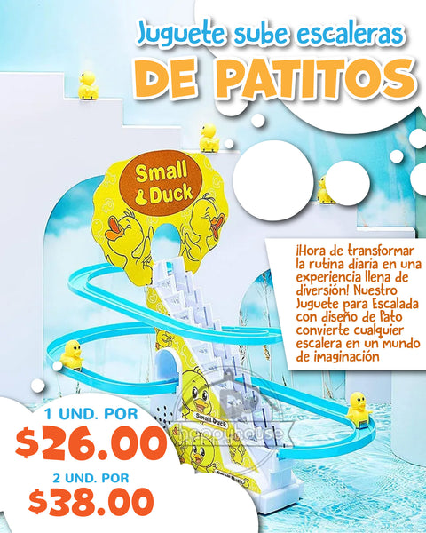 Juguete para subir escaleras de patito