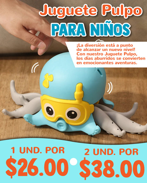 Juguete Pulpo para niños