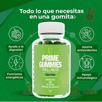 Prime Gummies  Las gomitas que cotienen Vinagre de Mazana, Sen y Esprirulina