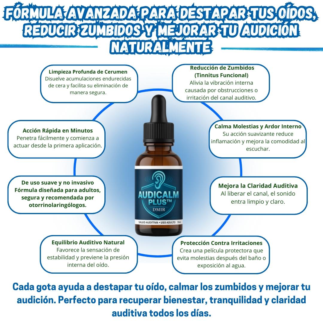 Audicalm plus Limpieza Auditiva