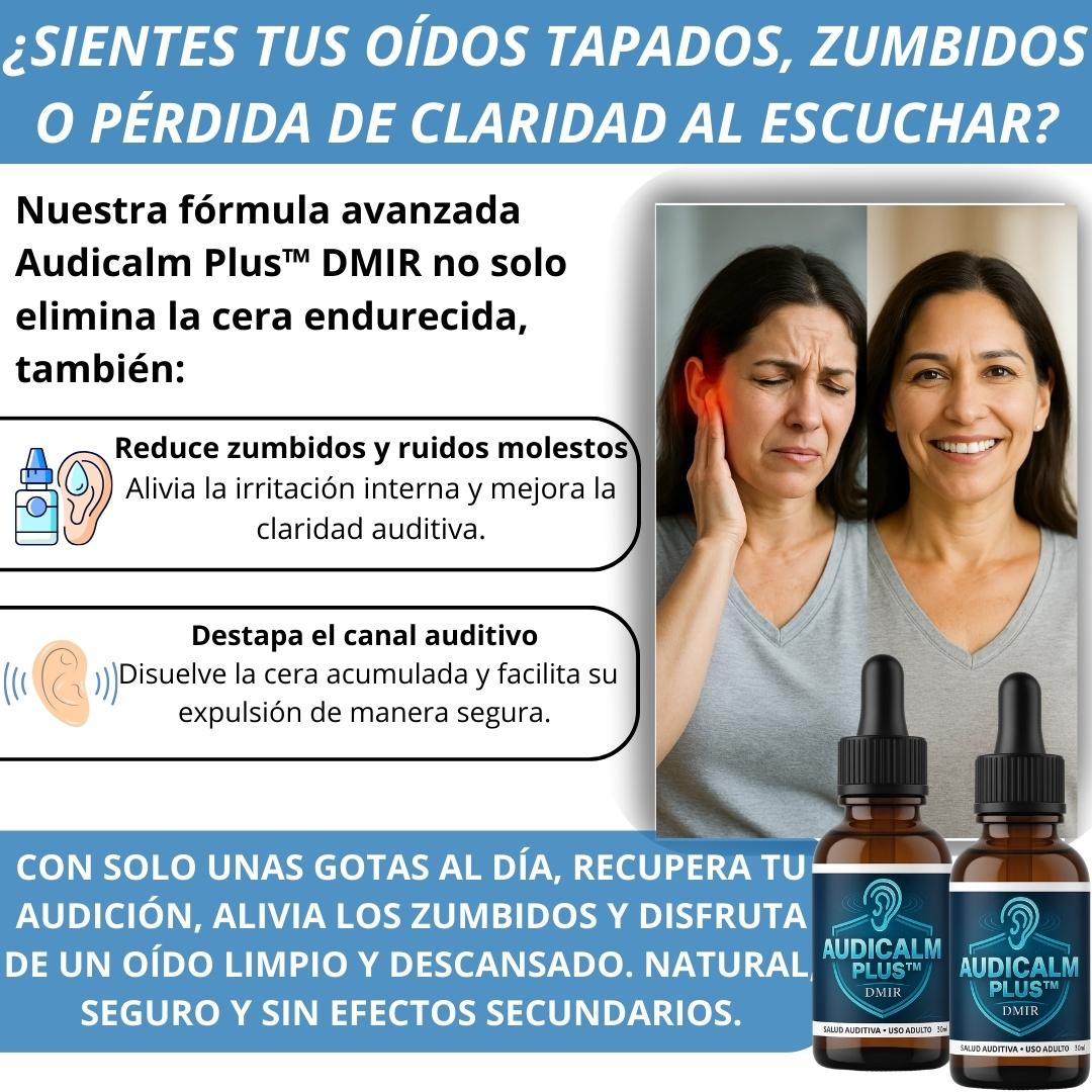 Audicalm plus Limpieza Auditiva