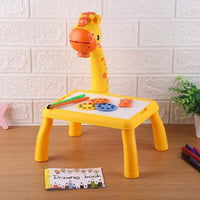 Mesa proyector para dibujar, ayuda a tus niños en el desarrollo y reconocimiento de patrones y colores.