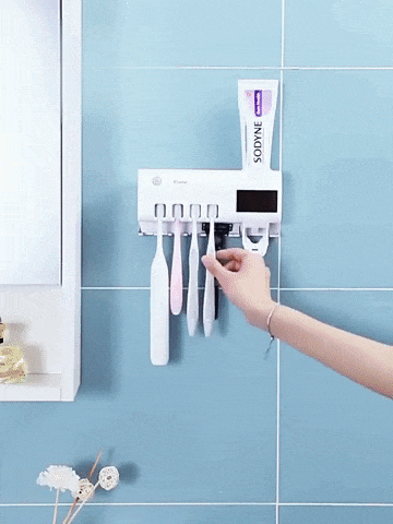 Esterilizador cepillos y dispensador de pasta de dientes – NEW PLANET HOME
